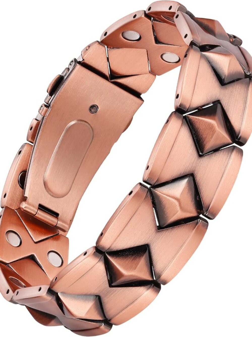 Stylish Magnetic Copper Bracelet for Men - Unique Jewelry Gift for Him